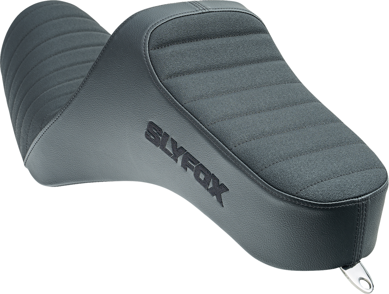 SLYFOX High Noon Seat - Vinyl with Classic Stitch and Black Logo - Black Stitch - XL (2004-2022) | Part Number 4709A-SlyFox