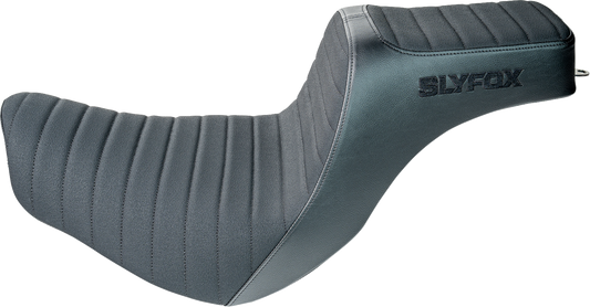 SLYFOX High Noon Seat - Vinyl with Classic Stitch and Black Logo for FL/FX 2018-2024 | Part 4701A-slyfox