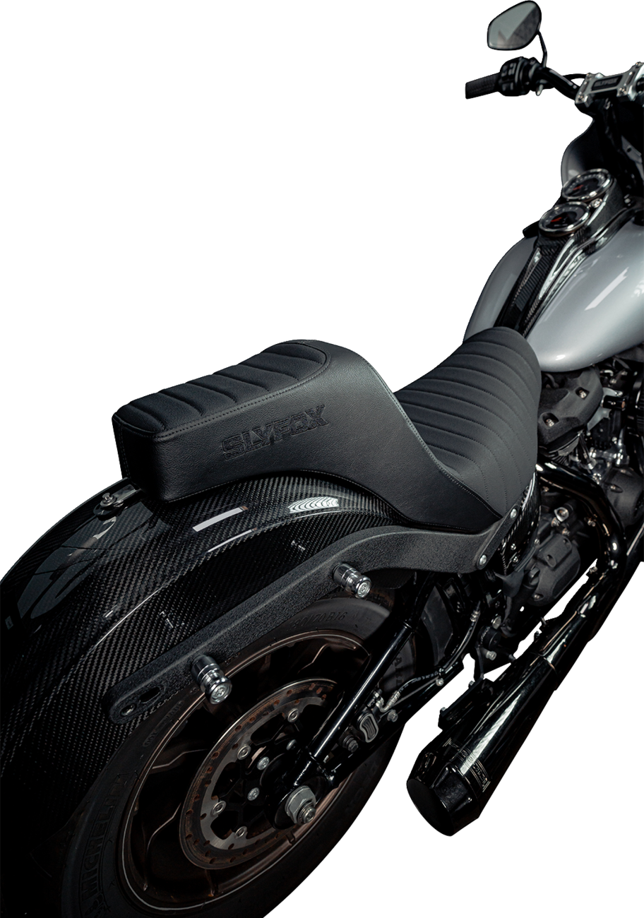 SLYFOX High Noon Seat - Vinyl with Classic Stitch and Black Logo for FL/FX 2018-2024 | Part 4701A-slyfox