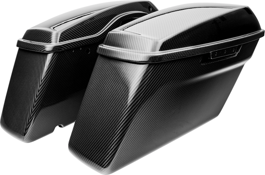 SLYFOX Carbon Gloss Saddlebag Bottoms for FL '14-'23 – Part #1020-SBTC-G
