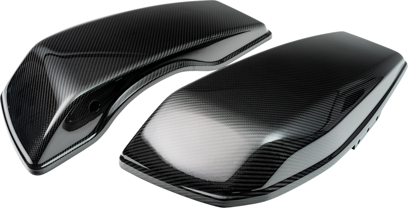 SLYFOX Carbon Gloss Saddlebag Lids for Harley-Davidson FL 2024-2025 – Part #1022-SBLC-G