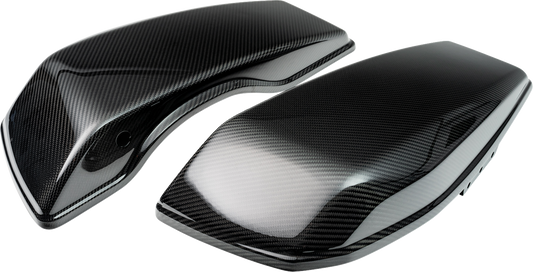 SLYFOX Carbon Gloss Saddlebag Lids for Harley-Davidson FL 2024-2025 – Part #1022-SBLC-G