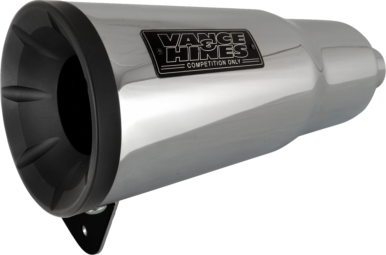 Vance & Hines Hi-Output Slip-On Muffler for Indian Scout & Bobber - Chrome (Part #18627)