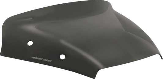 MEMPHIS SHADES Spoiler Windshield - 2" - Dark Black Smoke - FLTR MEP88010