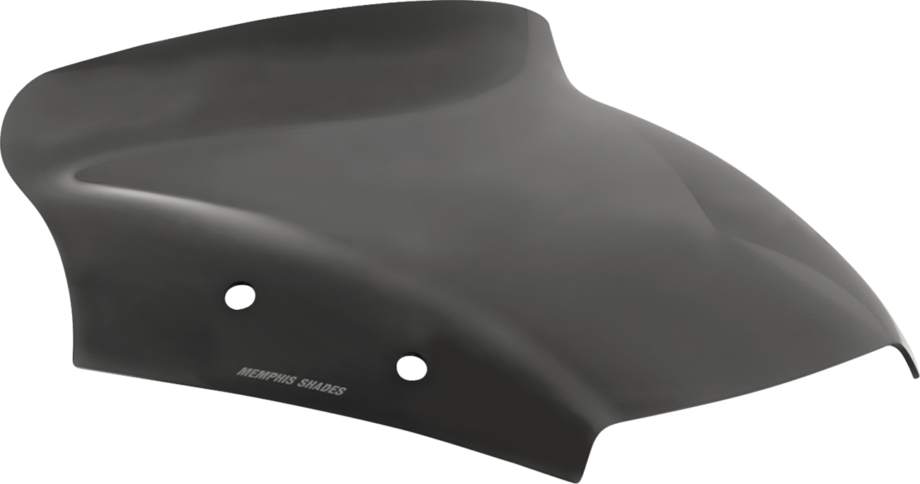 MEMPHIS SHADES Spoiler Windshield - 4" - Dark Black Smoke - FLTR MEP88210