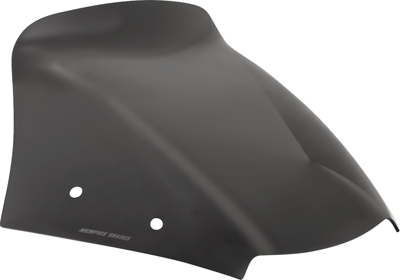 MEMPHIS SHADES Spoiler Windshield - 7" - Dark Black Smoke - FLTR MEP88510