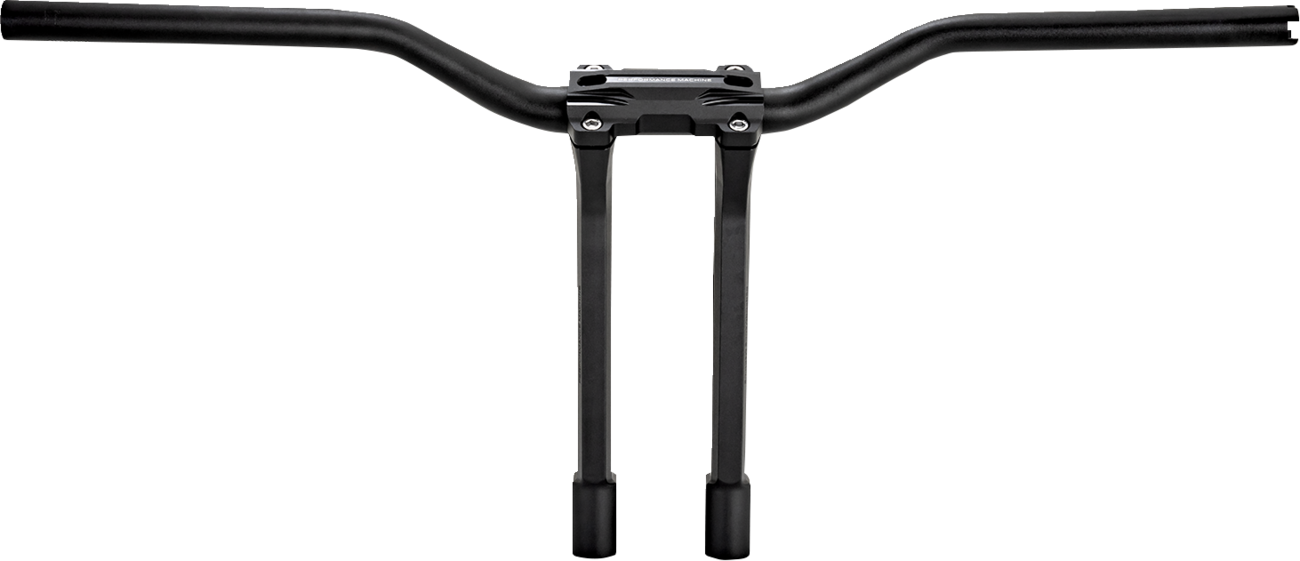 PERFORMANCE MACHINE (PM) Phatbar & Riser Kit - Internal Wiring - 11-1/2" - Black Ops 0208-2197M-SMB