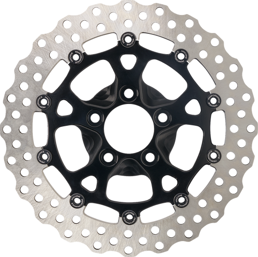 PERFORMANCE MACHINE (PM) Disc Carr Dominator - 320 mm X .20 FF - Front - Black Anodized 0133-2606S-B