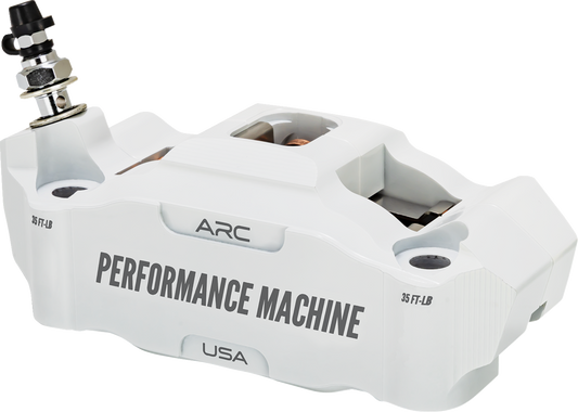 PERFORMANCE MACHINE (PM) Radial Mount Caliper - Front Left - White 0052-2427-WC