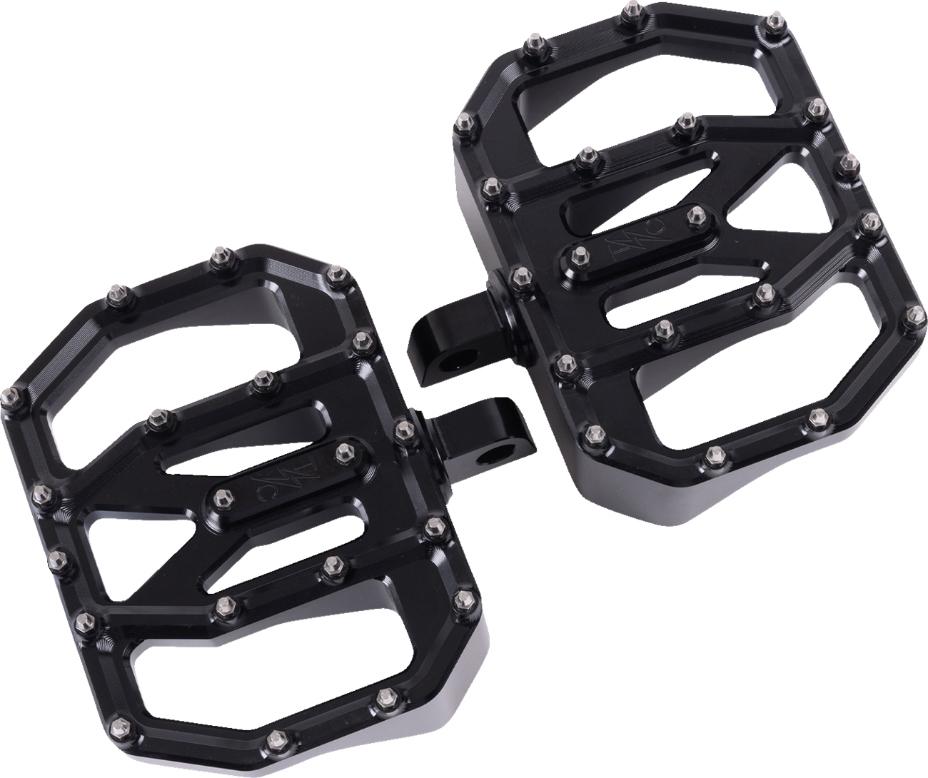 THRASHIN SUPPLY CO. Mini Aggressor Floorboards - Black - Rear TSC-2031-1-D