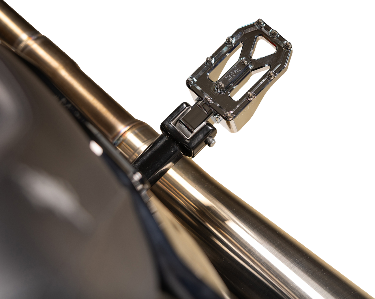 THRASHIN SUPPLY CO. Aggressor Foot Pegs - Rear - Chrome - HD '72-'25 TSC-2022-3-D