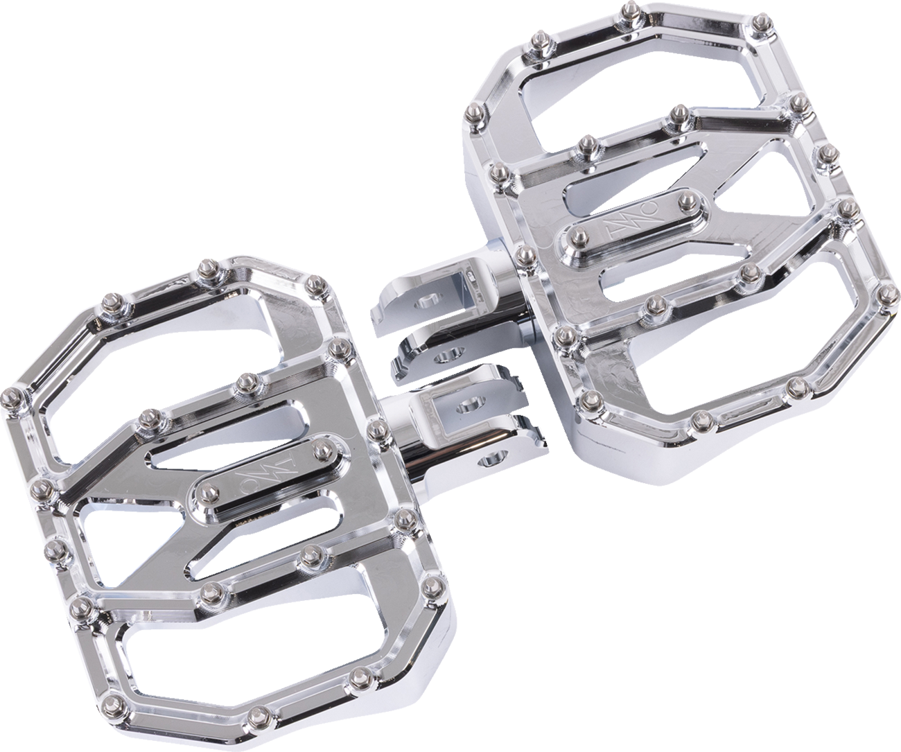 THRASHIN SUPPLY CO. Mini Aggressor Floorboards - Gold - Front TSC-2031-5-SF