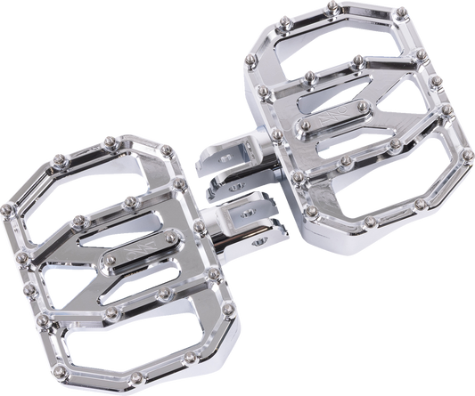 THRASHIN SUPPLY CO. Mini Aggressor Floorboards - Gold - Front TSC-2031-5-SF