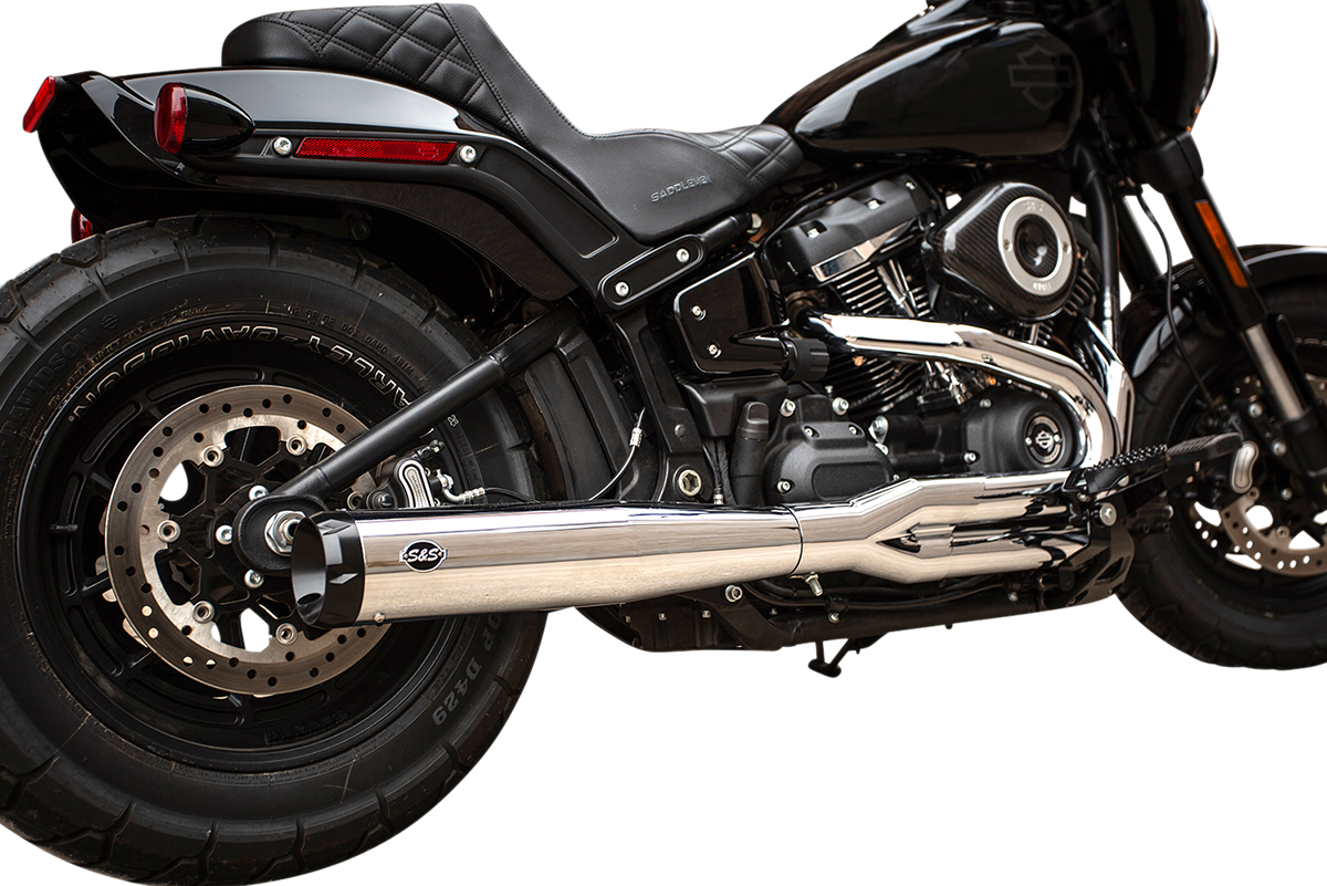 S&S CYCLE Super Street 2:1 Exhaust System - Chrome 550-0790