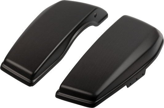 SLYFOX Carbon Matte Saddlebag Lids for FL 2024-2025 - Part Number 1022-SBLC-M