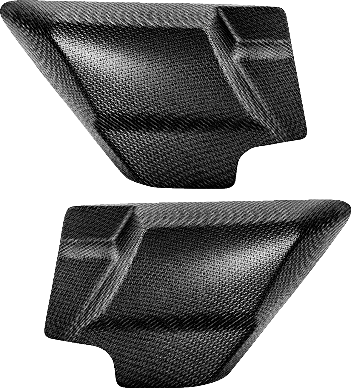 SADDLEMEN Carbon Fiber Side Cover CF-809-07-006M – Matte Finish for Motorcycle Enhancement
