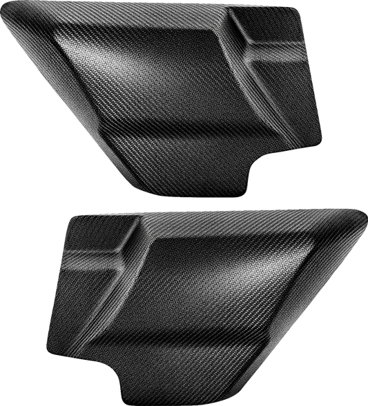 SADDLEMEN Carbon Fiber Side Cover CF-809-07-006M – Matte Finish for Motorcycle Enhancement