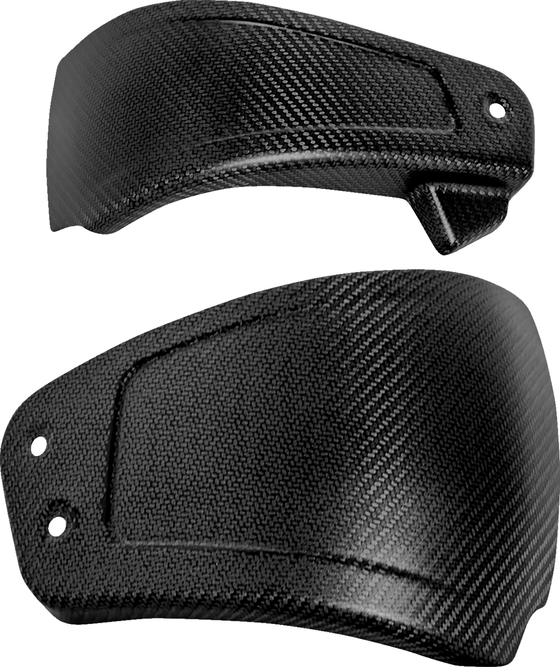SADDLEMEN Carbon Fiber Side Cover - Matte Finish for Enhanced Strength and Style