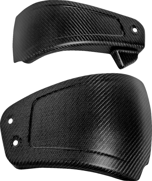 SADDLEMEN Carbon Fiber Side Cover - Matte Finish for Enhanced Strength and Style