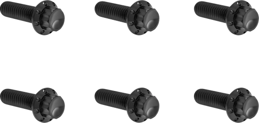 ARLEN NESS Bolt Kit - Transmission Top Cover - 12-Point - Titanium - Black 300-948