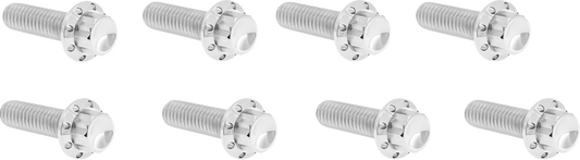 ARLEN NESS Bolt Kit - Lifter Block - 12-Point - Titanium - Polished 300-935