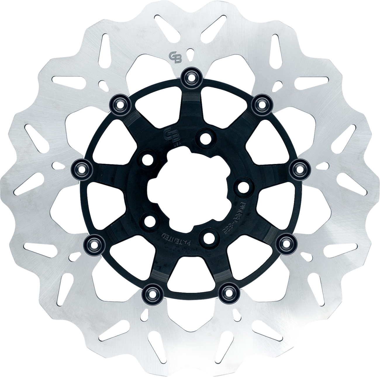 GBRAKES Brake Rotor - Front - Black GBDU001