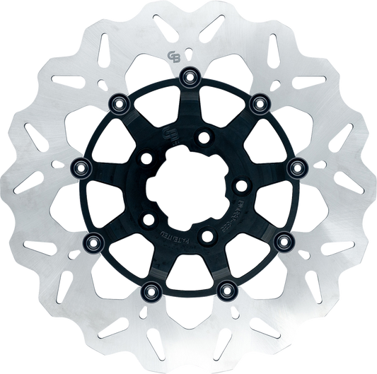 GBRAKES Brake Rotor - Front - Black GBDU001