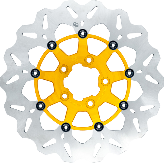 GBRAKES Brake Rotor - Rear - Gold GBDU016