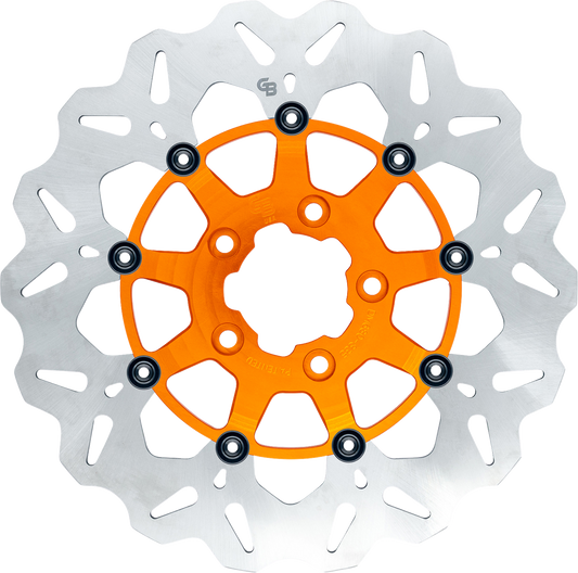 GBRAKES Brake Rotor - Front - Orange GBDU024