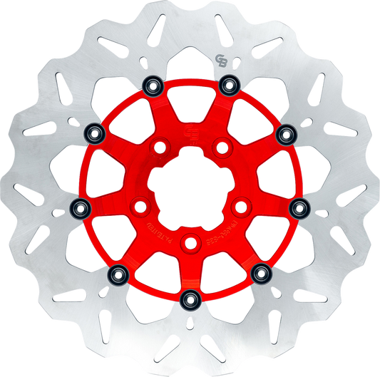 GBRAKES Brake Rotor - Rear - Red GBDU026