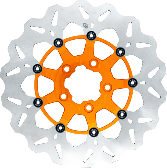 GBRAKES Brake Rotor - Rear - Orange GBDU027