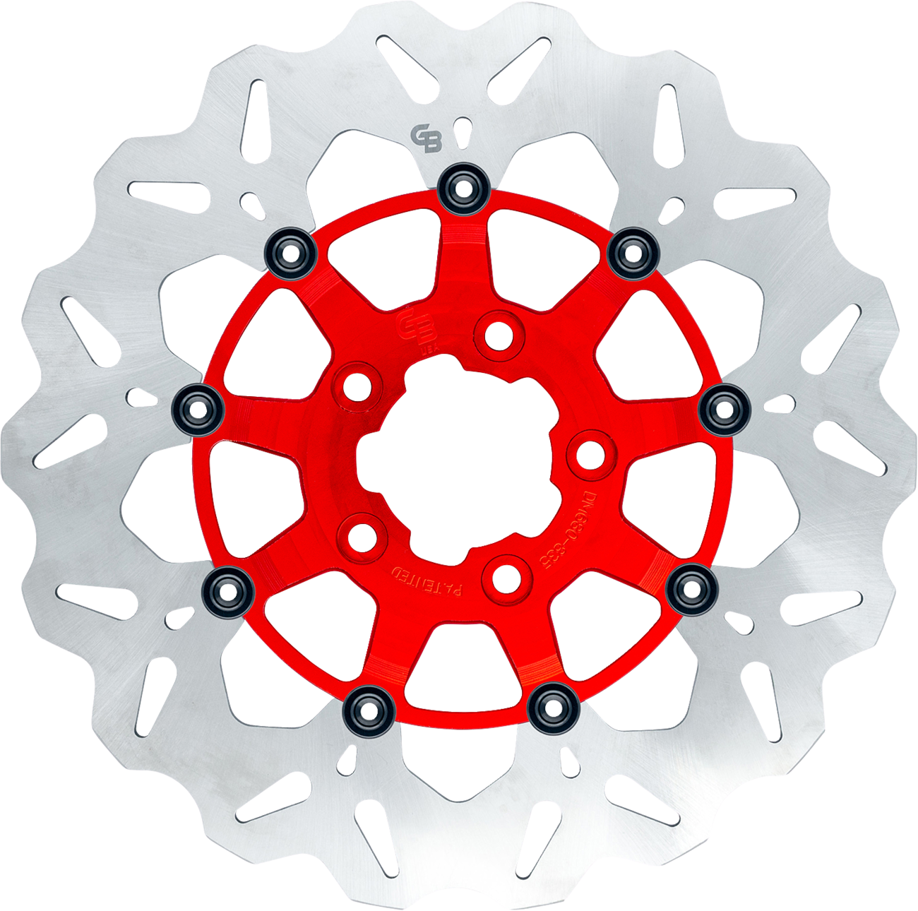 GBRAKES Brake Rotor - Front - Red GBDU019