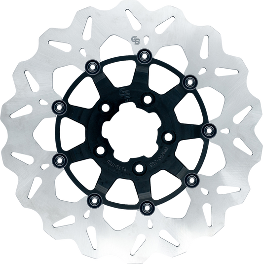 GBRAKES Brake Rotor - Rear - Black GBDU004