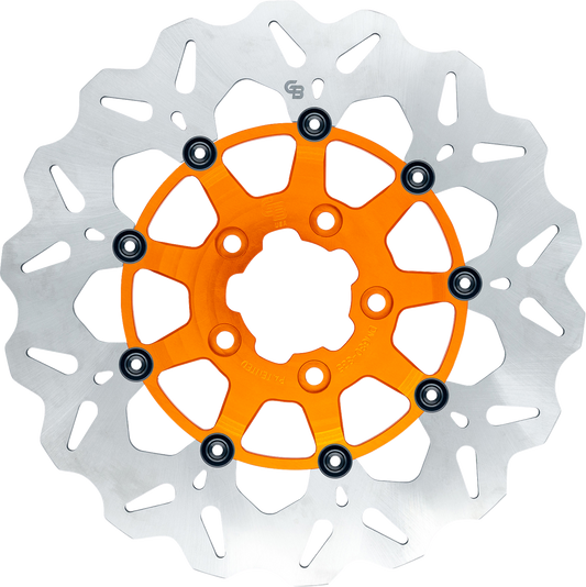 GBRAKES Brake Rotor - Front - Orange GBDU020