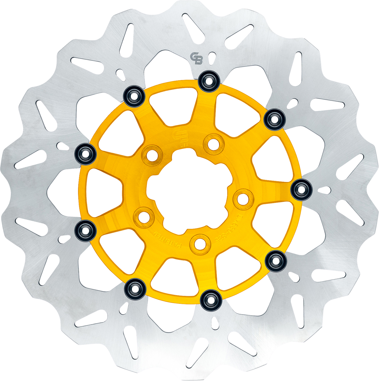 GBRAKES Wave® Brake Rotor - Front - 12.5" - Gold GBDU028