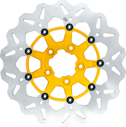 GBRAKES Wave® Brake Rotor - Front - 12.5" - Gold GBDU028