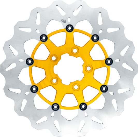GBRAKES Brake Rotor - Front - Gold GBDU006