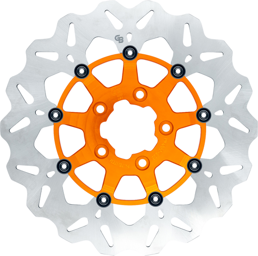 GBRAKES Brake Rotor - Rear - Orange GBDU022