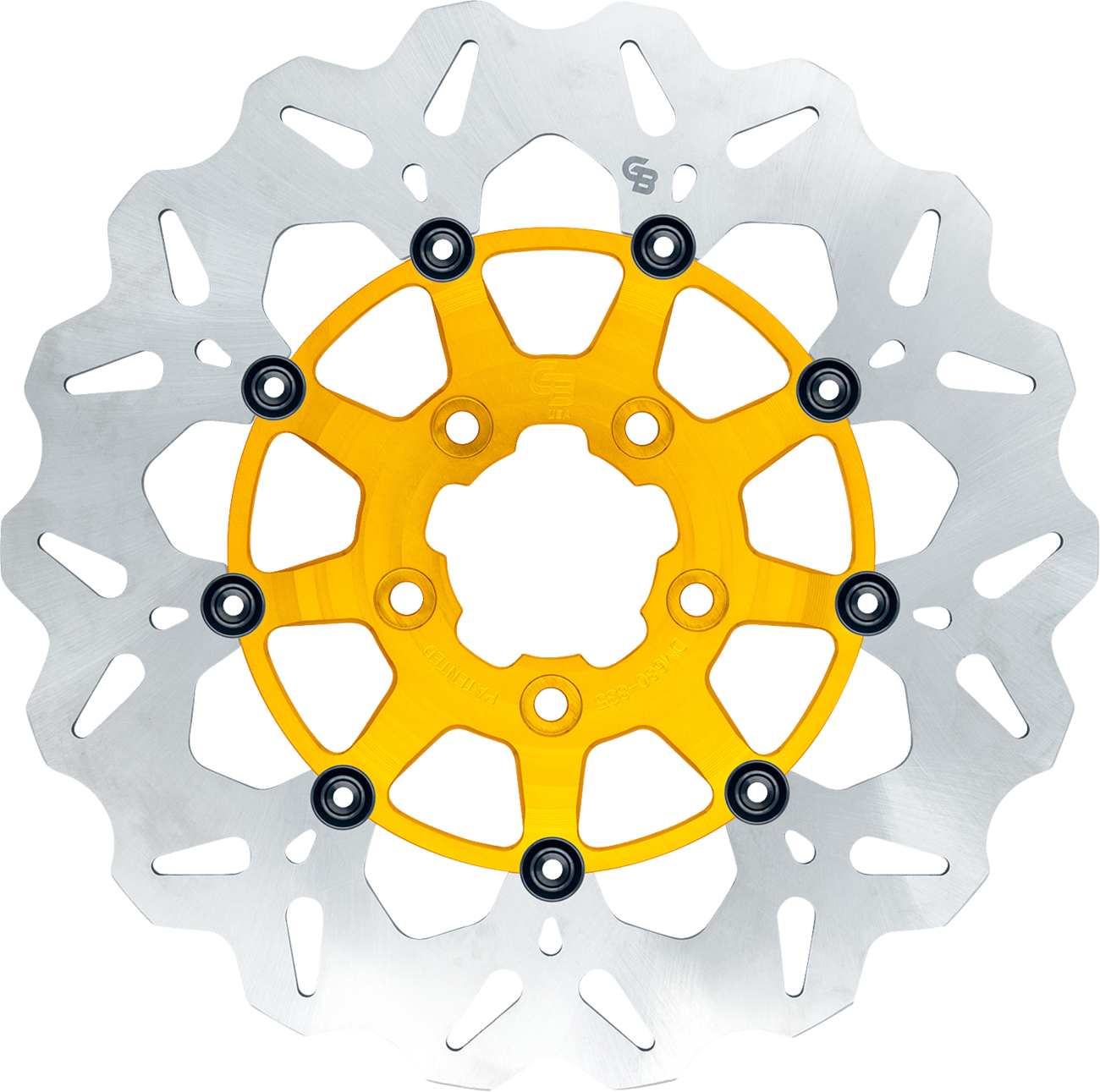 GBRAKES Brake Rotor - Rear - Gold GBDU025