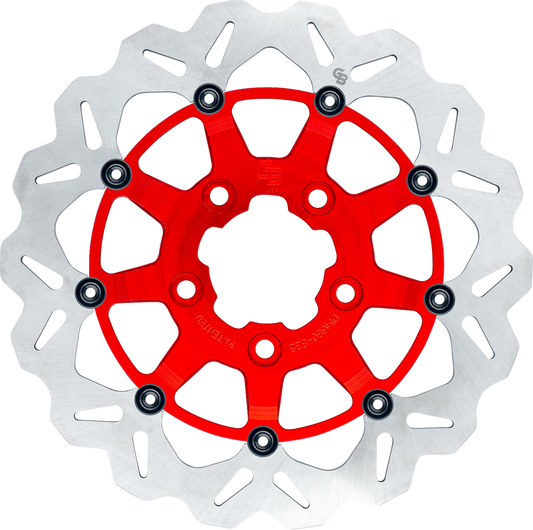 GBRAKES Wave® Brake Rotor - Front - 13" - Red GBDU032