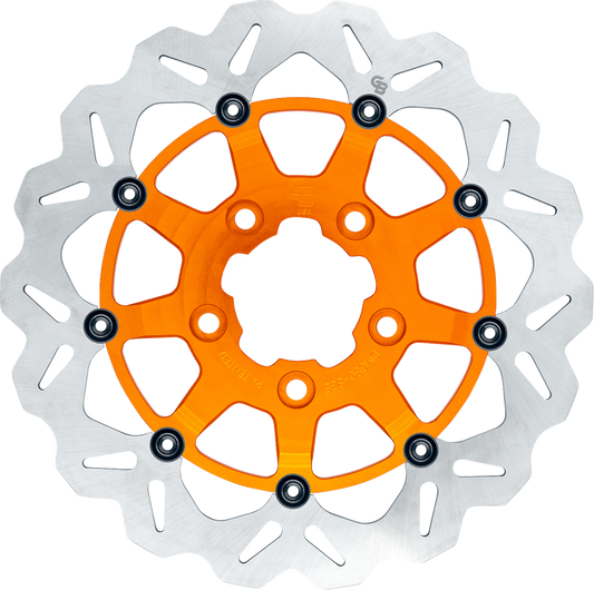 GBRAKES Wave® Brake Rotor - Front - 13" - Orange GBDU033