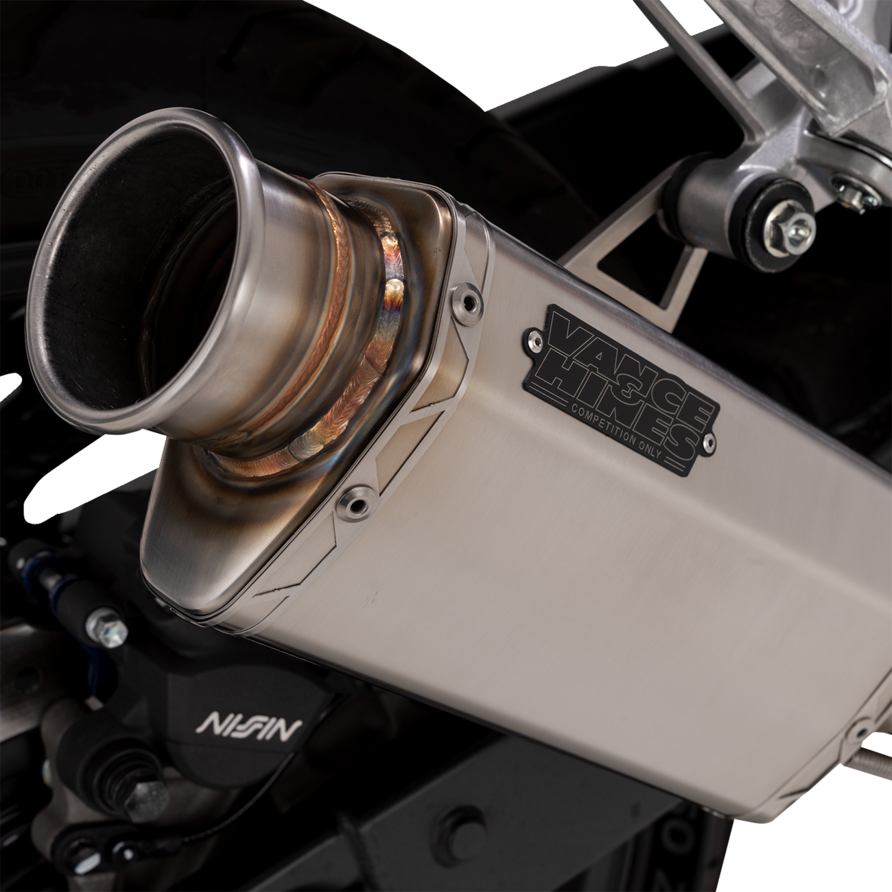 Vance & Hines VS-6 Slip-On Muffler for Honda CB/CBR 500 – Stainless Steel, Part 34601