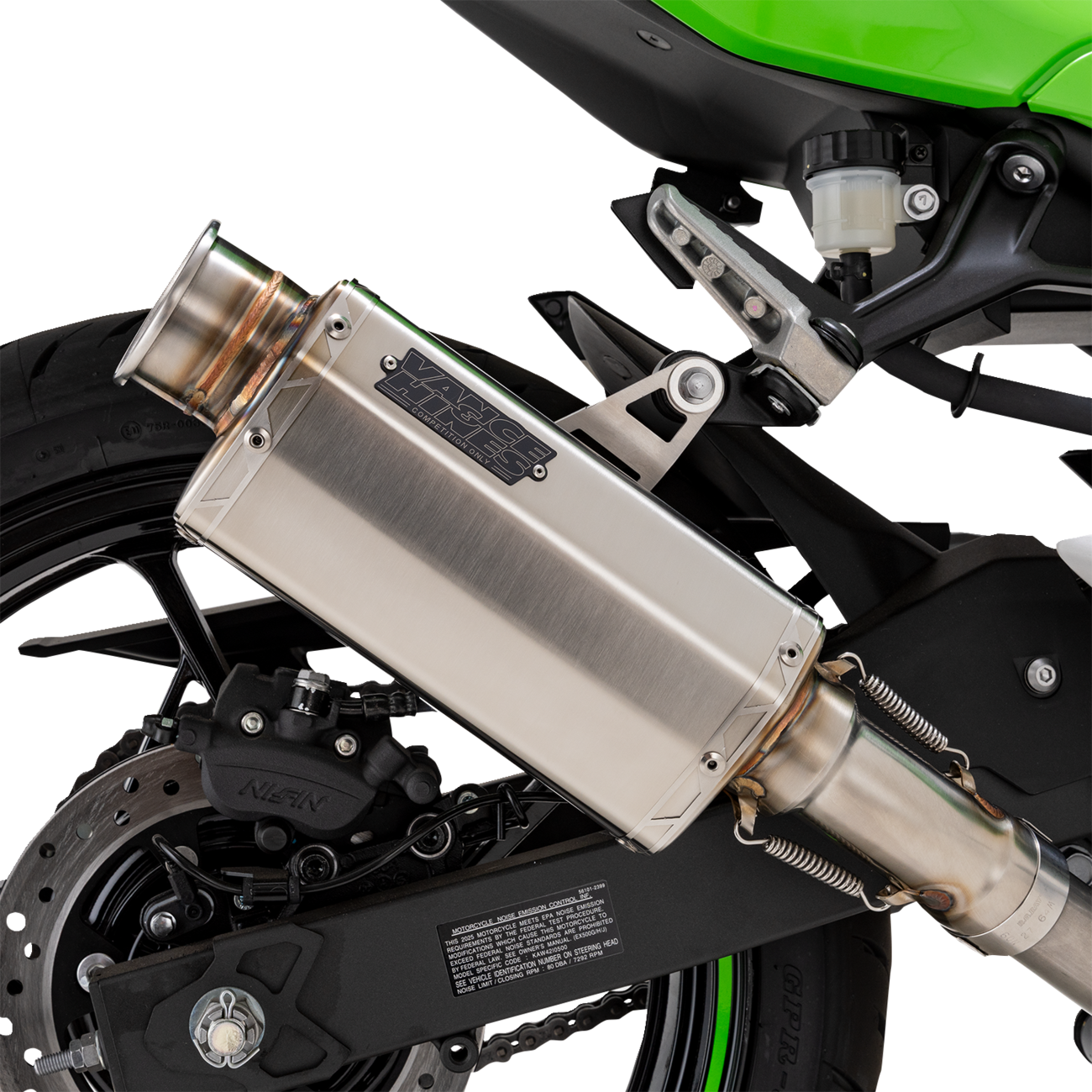 Vance & Hines VS-6 Slip-On Muffler for Kawasaki Z/Ninja 500 – Stainless Steel Part 33601