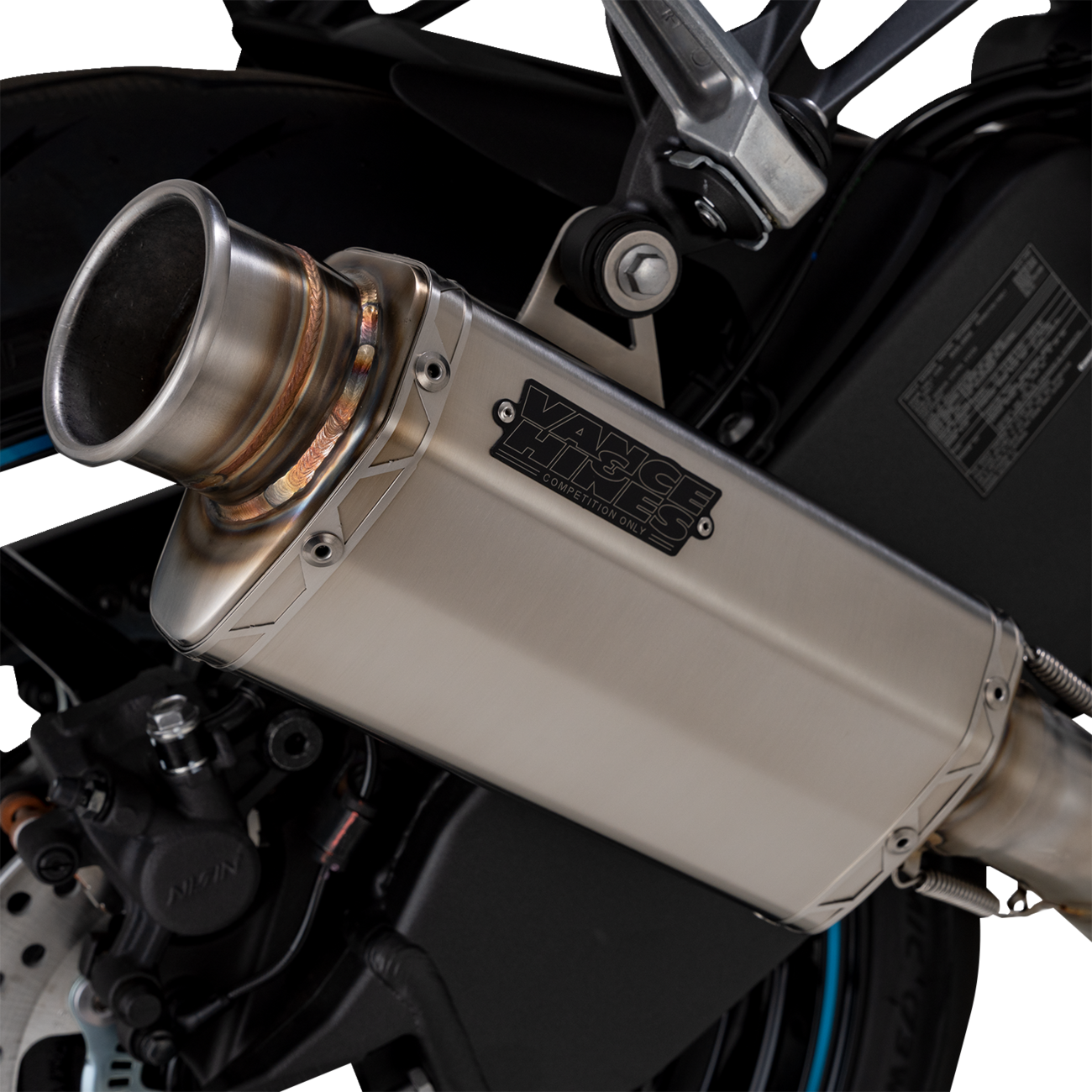 Vance & Hines VS-6 Slip-On Muffler for Kawasaki Ninja ZX-6R (Part Number 33603)