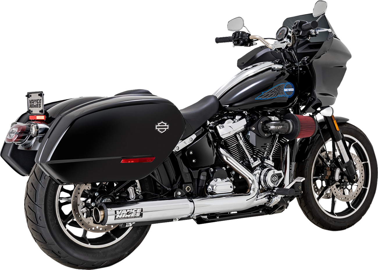 Vance & Hines Supersport Slip-On Muffler for Harley-Davidson M-Eight Softail – Chrome 16746
