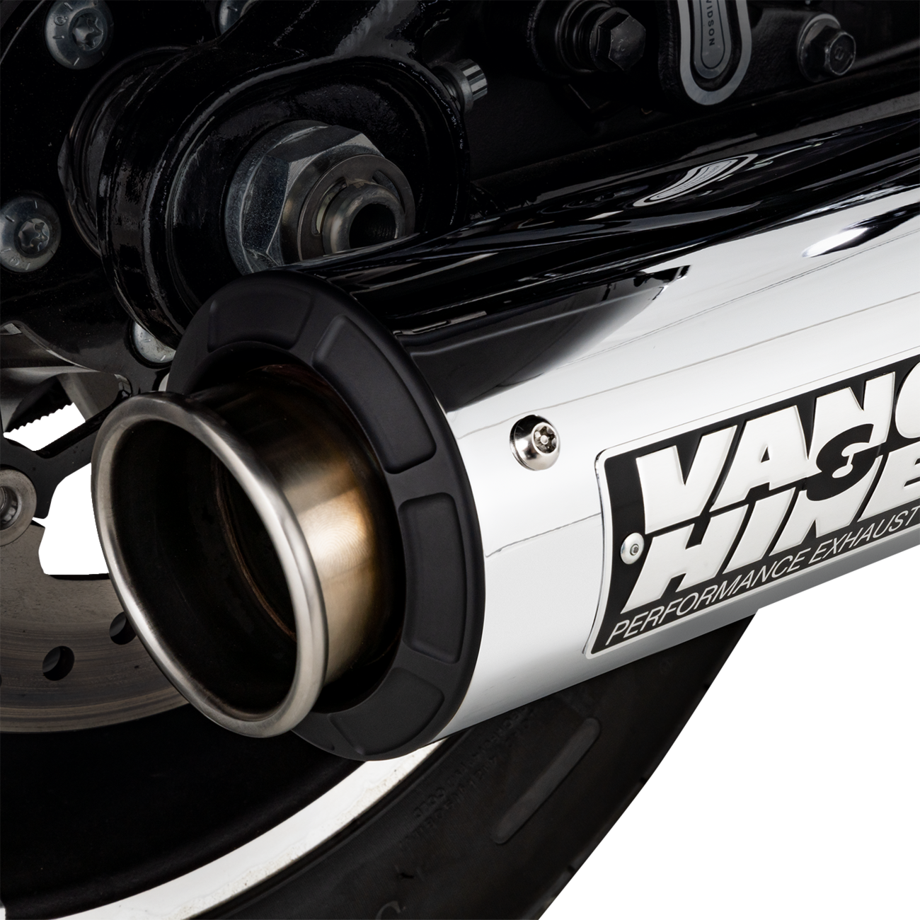 Vance & Hines Supersport Slip-On Muffler for Harley-Davidson M-Eight Softail – Chrome 16746