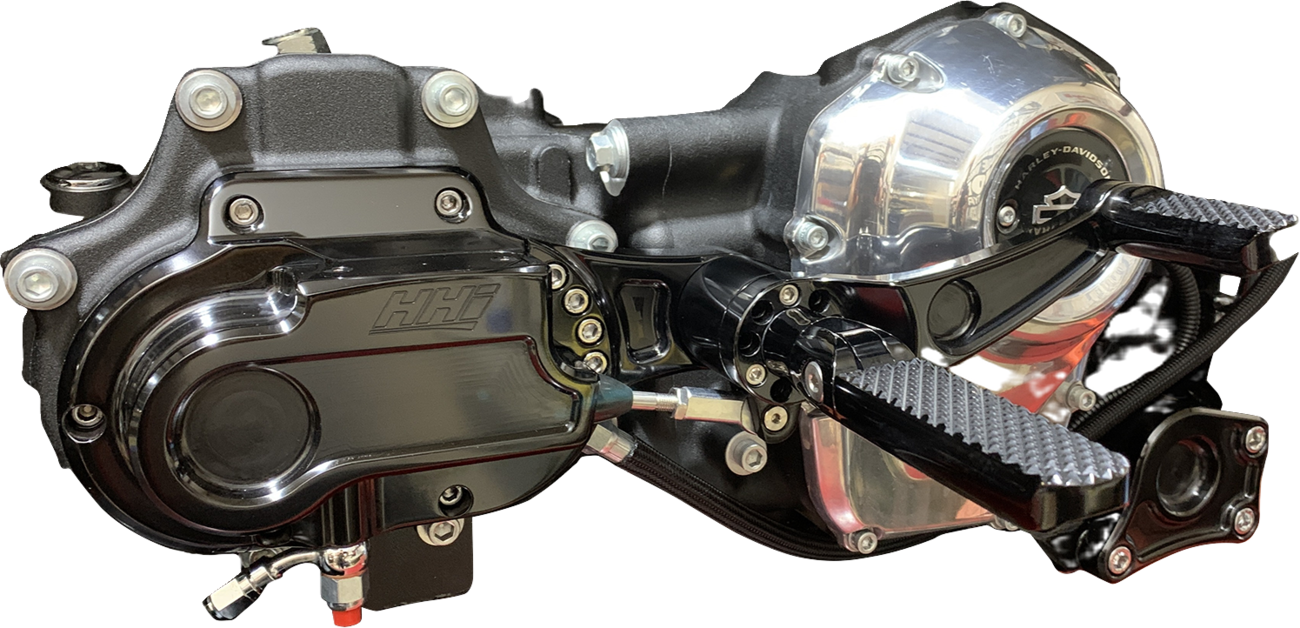 HAWG HALTERS Dominator Mid Controls - with Pegs - Black MCK-FC24AS-FK