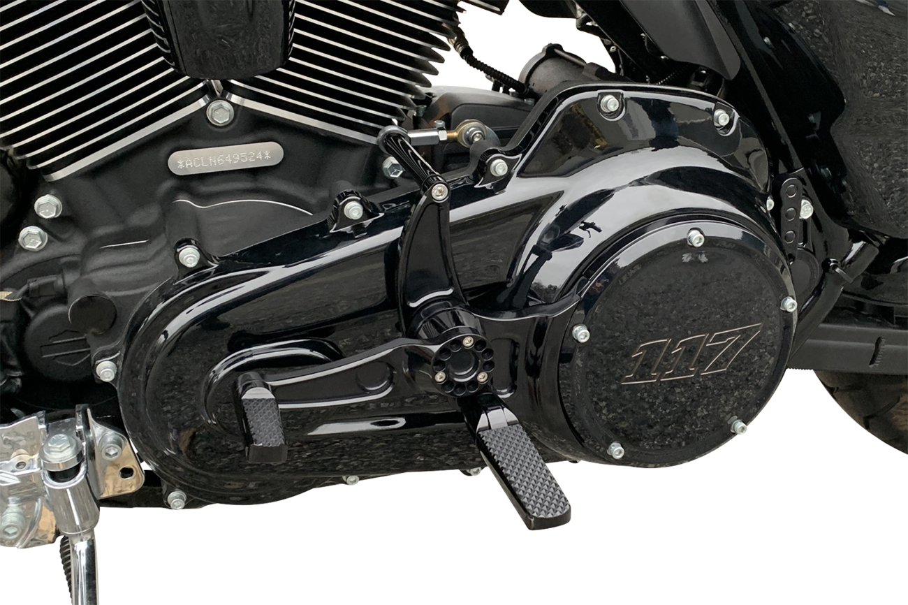 HAWG HALTERS Dominator Mid Controls - with Pegs - Black MCK-FC24AS-FK