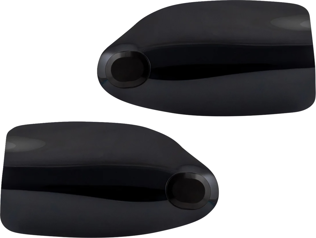 KLOCK WERKS Flare® Handguards - Harley-Davidson Cable Clutch - Black KWS-01-0120-CC