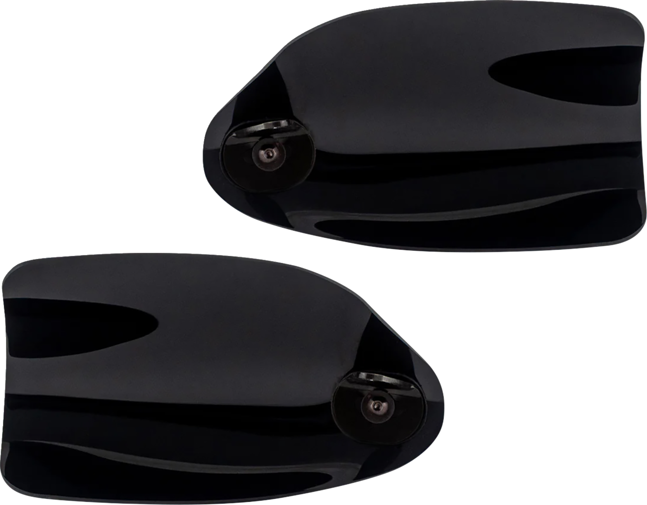 KLOCK WERKS Flare® Handguards - Harley-Davidson Cable Clutch - Black KWS-01-0120-CC